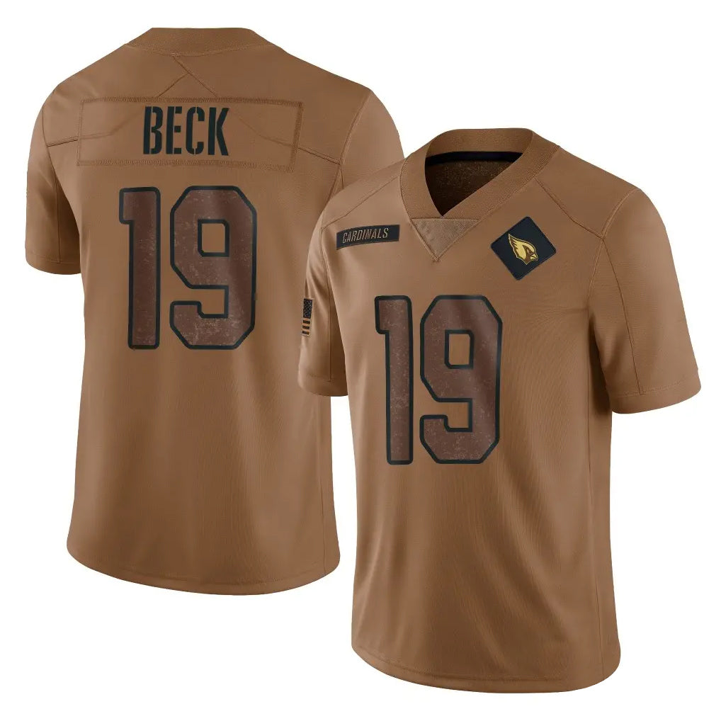 Qdoa A.Cardinals #19 Carson Beck Player Brown Limited Salute To Service Game Stitched Jerseys