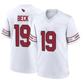 Qdoa A.Cardinals #19 Carson Beck Player White Home Game Stitched Jerseys