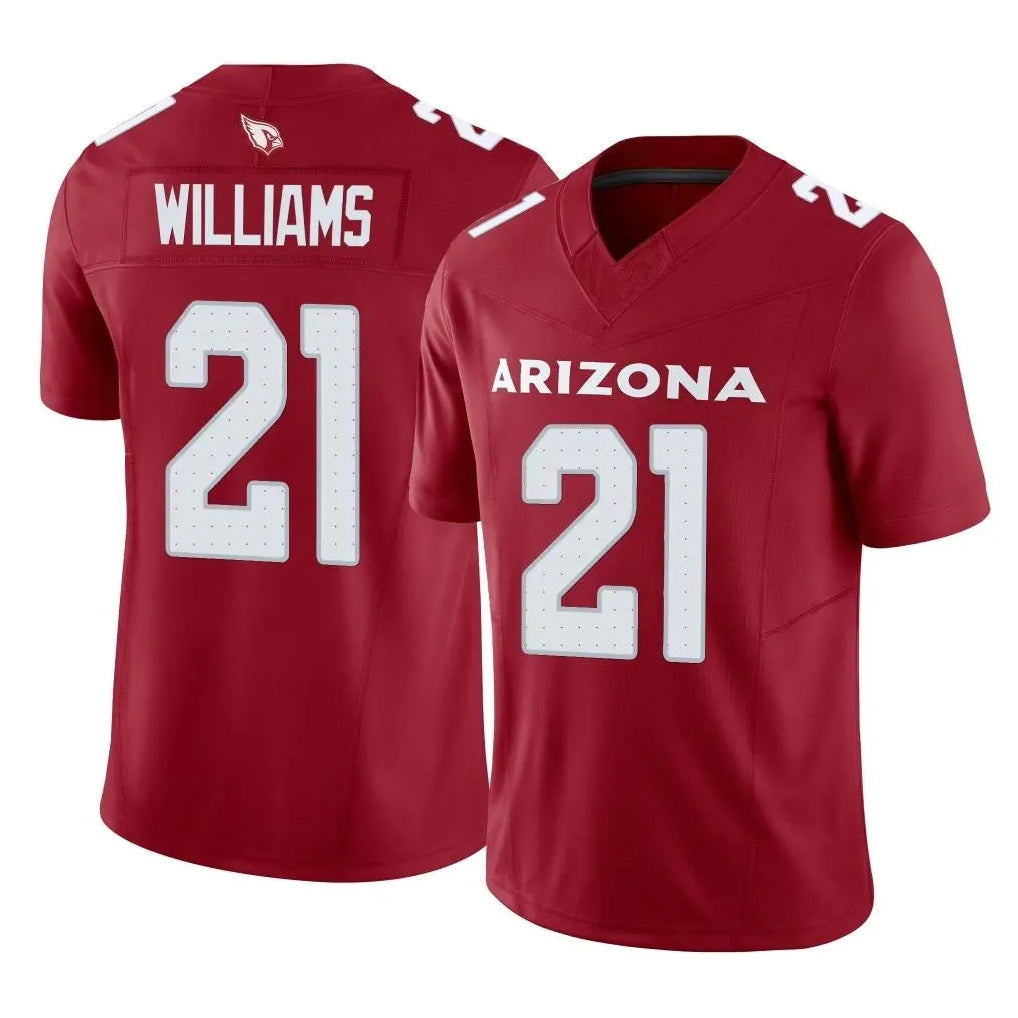Qdoa A.Cardinals #21 Garrett Williams Player Cardinal Vapor F.U.S.E. Limited Home Game Stitched Jerseys