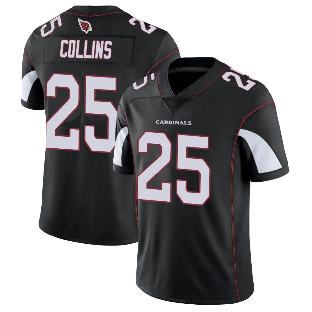 Qdoa A.Cardinals #25 Zaven Collins Player Black Vapor Limited Home Game Stitched Jerseys