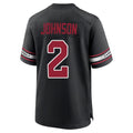 Qdoa A.Cardinals #2 Will Johnson Player Black Alternate Game Stitched Jerseys