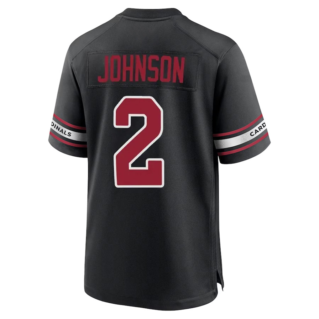 Qdoa A.Cardinals #2 Will Johnson Player Black Alternate Game Stitched Jerseys