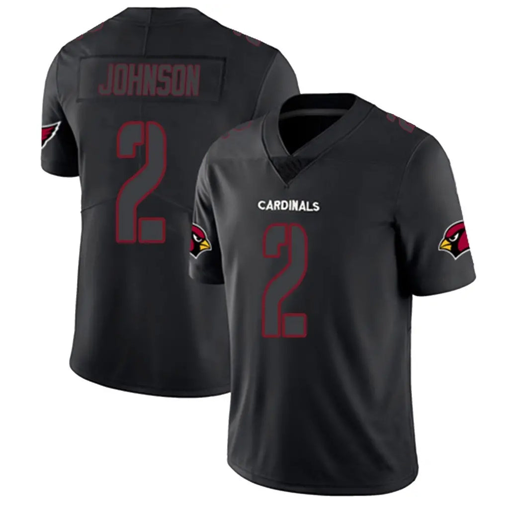 Qdoa A.Cardinals #2 Will Johnson Player Black Impact Limited Home Game Stitched Jerseys