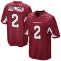 Qdoa A.Cardinals #2 Will Johnson Player Cardinal Home Game Stitched Jerseys