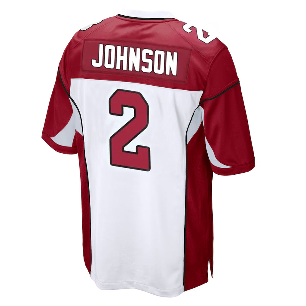 Qdoa A.Cardinals #2 Will Johnson Player White Cardinal Home Game Stitched Jerseys