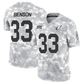 Qdoa A.Cardinals #33 Trey Benson Player Camo Salute to Service Limited Stitched Jerseys