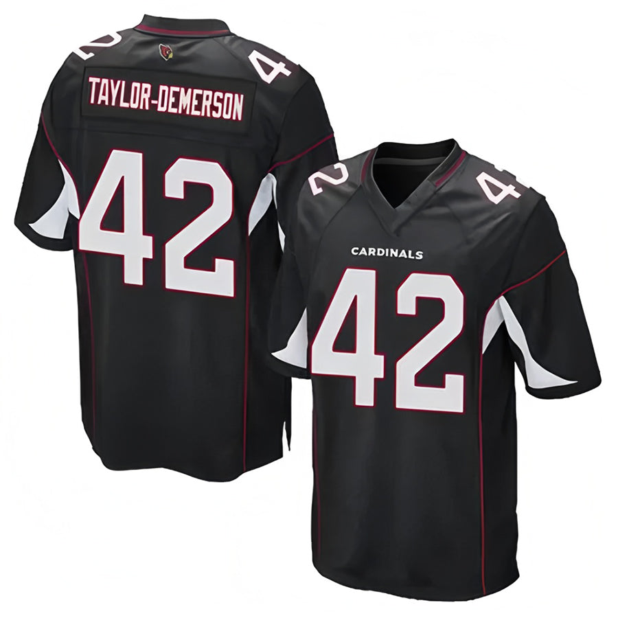 Qdoa A.Cardinals #42 Dadrion Taylor-Demerson Player Black Game Stitched Jerseys