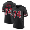 Qdoa A.Cardinals #74 Isaiah Adams Player Black Alternate Game Stitched Jerseys