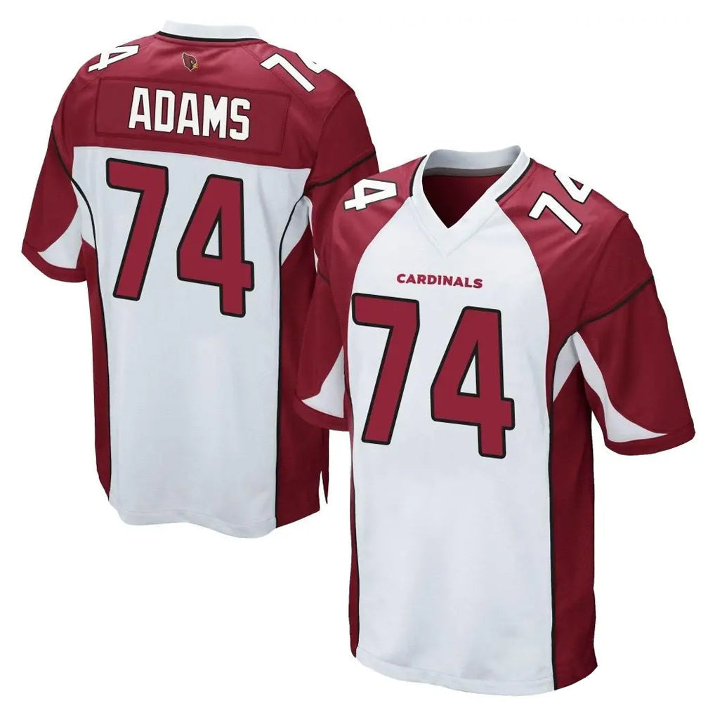 Qdoa A.Cardinals #74 Isaiah Adams Player White Cardinal Home Game Stitched Jerseys