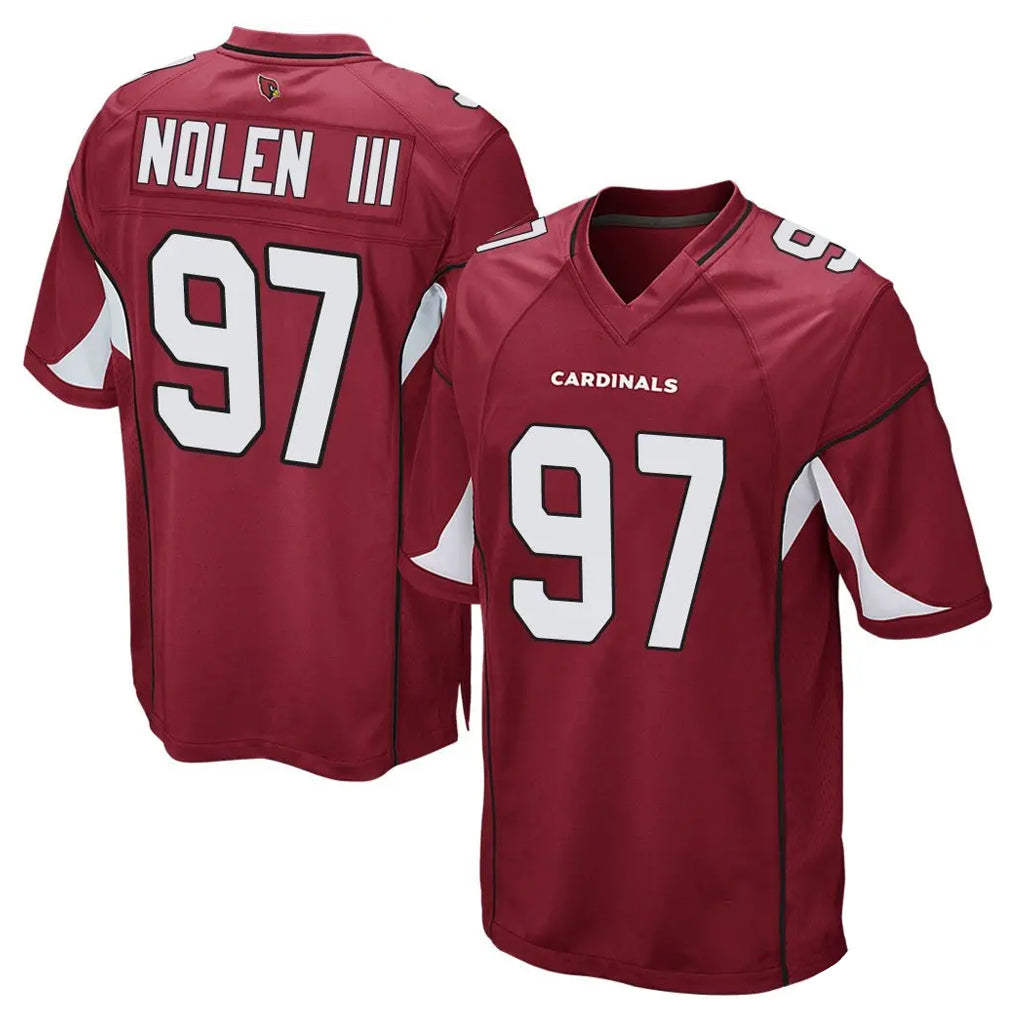 Qdoa A.Cardinals #97 Walter Nolen III Player Cardinal Home Game Stitched Jerseys