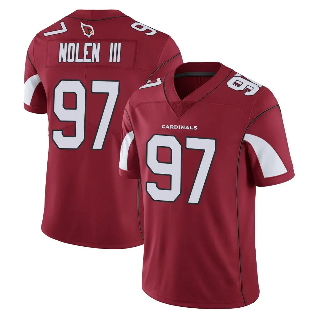 Qdoa A.Cardinals #97 Walter Nolen III Player Cardinal Vapor Limited Home Game  Stitched Jerseys