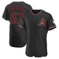 Qdoa A.Diamondbacks #57 Eduardo Rodriguez Player Black Alternate Stitched Jersey