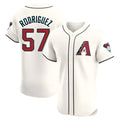 Qdoa A.Diamondbacks #57 Eduardo Rodriguez Player Cream Elite Home Stitched Jersey