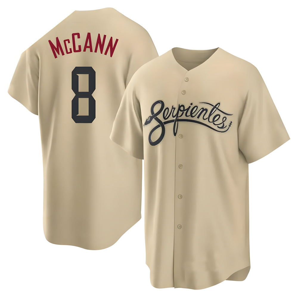 Qdoa A.Diamondbacks #8 James McCann Player Gold Replica 2026 City Connect Cool Stitched Jersey