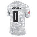 Qdoa A.Falcons #0 Divine Deablo Player Camo Salute to Service Limited Stitched Jerseys