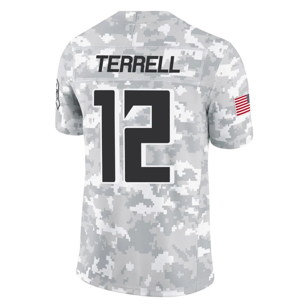 Qdoa A.Falcons #12 Avieon Terrell Player Arctic Camo Salute to Service Limited Stitched Jerseys