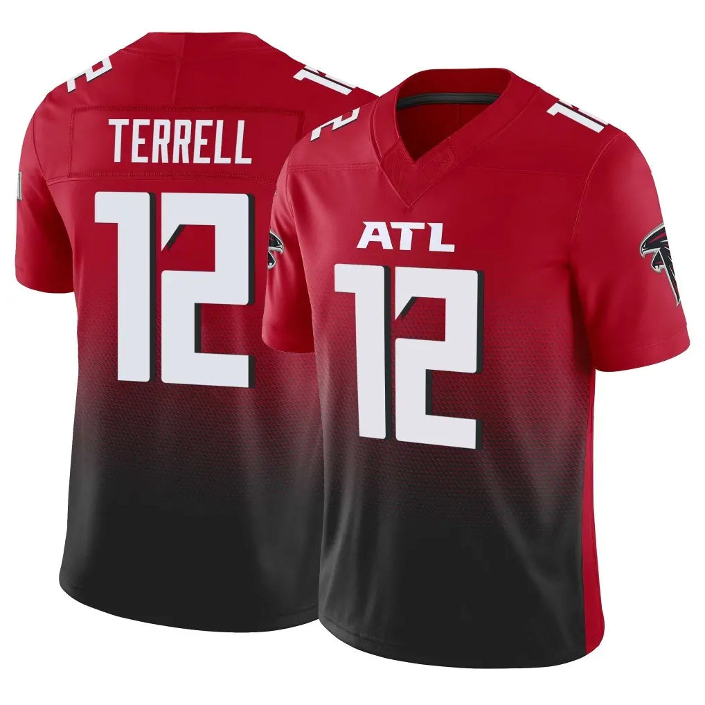 Qdoa A.Falcons #12 Avieon Terrell Player Red Vapor F.U.S.E. Limited Stitched Jerseys