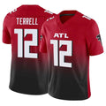 Qdoa A.Falcons #12 Avieon Terrell Player Red Vapor F.U.S.E. Limited Stitched Jerseys