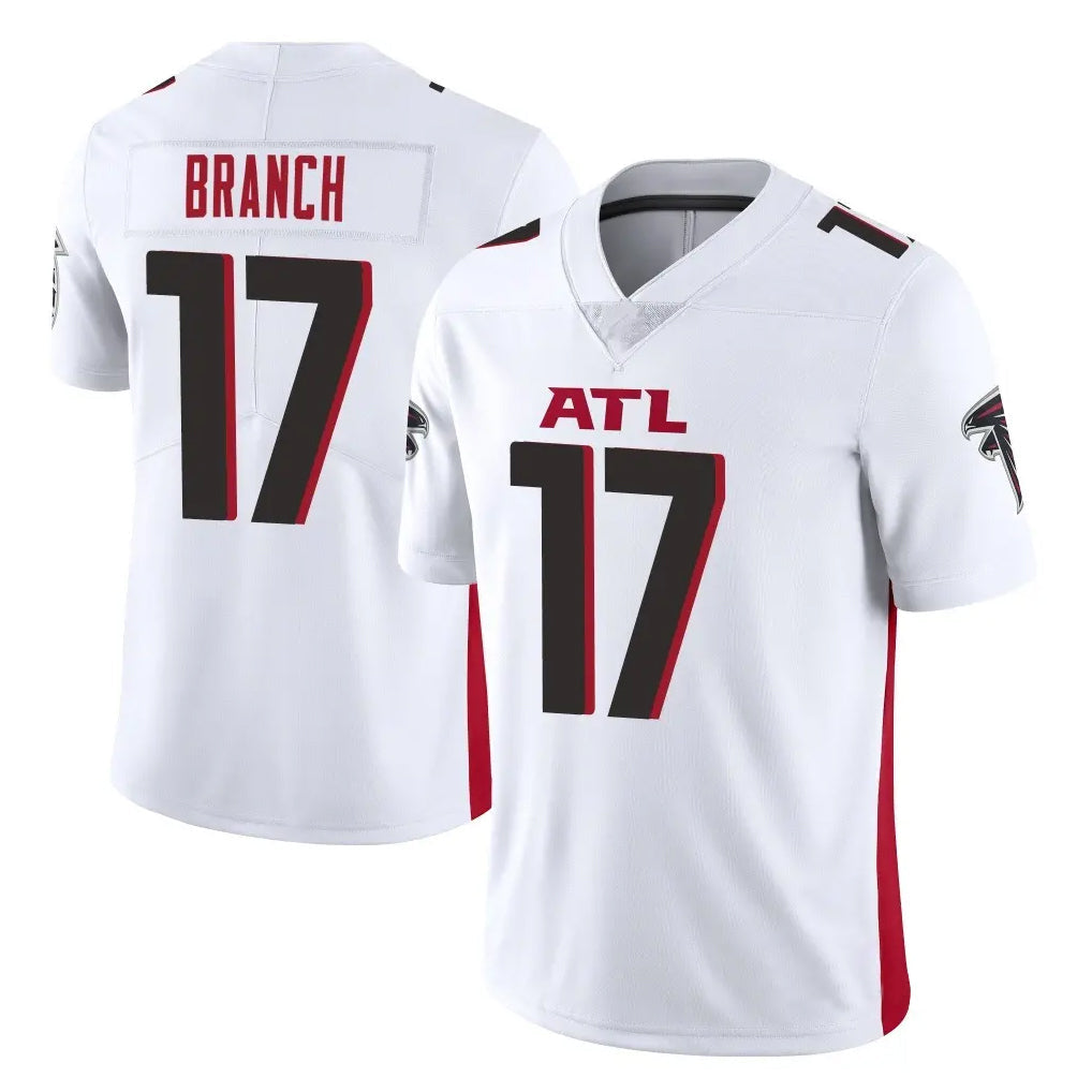 Qdoa A.Falcons #17 Zachariah Branch Player White Vapor Untouchable Limited Home Game Stitched Jerseys