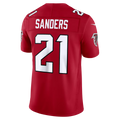 Qdoa A.Falcons #21 Deion Sanders Red Vapor F.U.S.E. Stitched Retired Limited Stitched Jerseys