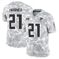 Qdoa A.Falcons #21 Mike Hughes Player Arctic Camo Salute to Service Limited Stitched Jerseys