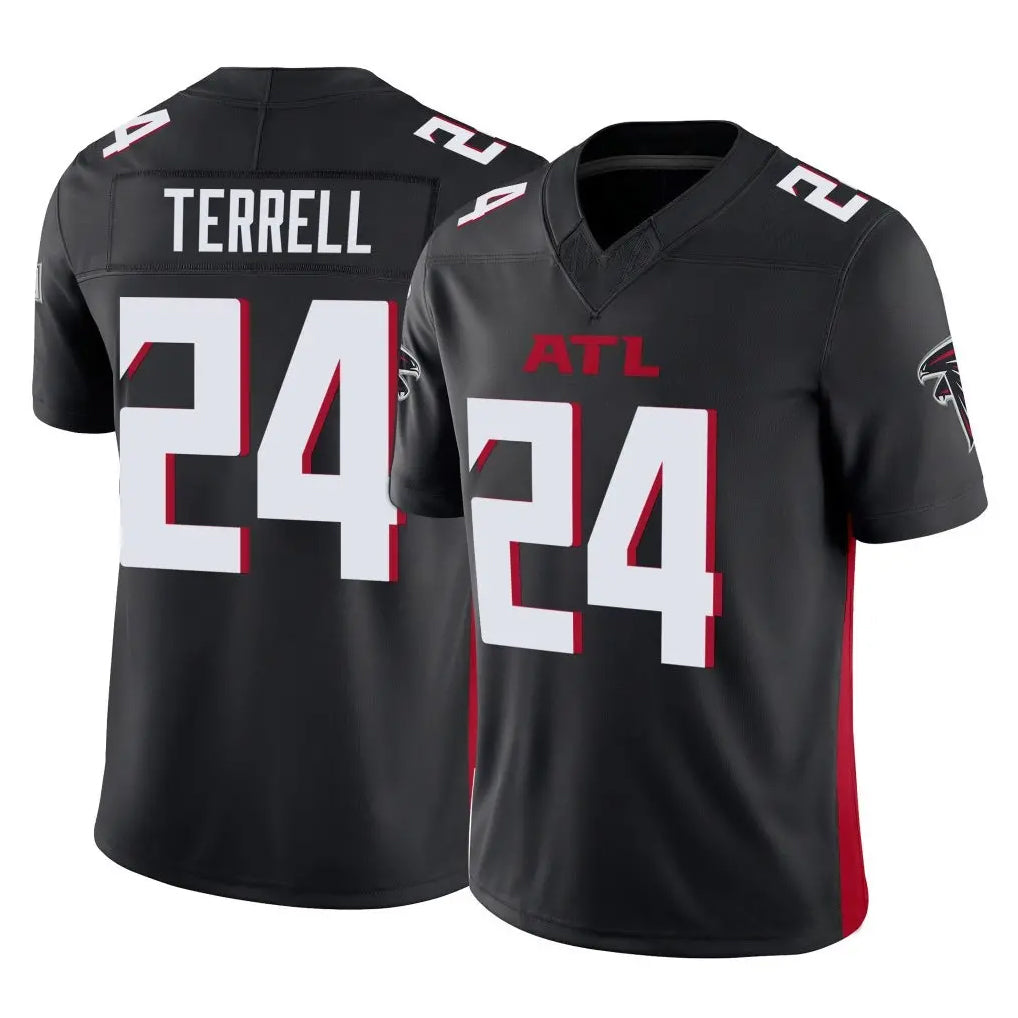 Qdoa A.Falcons #24 A.J. Terrell Jr. Player Black Vapor F.U.S.E. Limited Stitched Jerseys