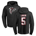 Qdoa A.Falcons #5 Drake London Player Black Salute to Service Hoodies Stitched Jerseys