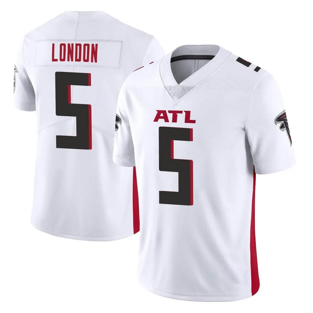 Qdoa A.Falcons #5 Drake London Player White Vapor Untouchable Limited Home Game Stitched Jerseys
