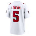 Qdoa A.Falcons #5 Drake London White Game Stitched Jerseys