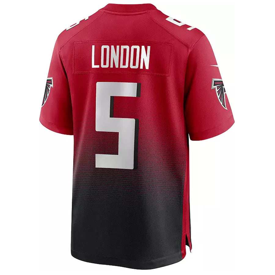 Qdoa A.Falcons #5 Drake London Player Red Home Game Stitched Jerseys