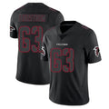 Qdoa A.Falcons #63 Chris Lindstrom Player Black Impact Limited Game Stitched Jerseys
