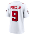 Qdoa A.Falcons #9 Michael Penix Jr. White Game Stitched Jerseys
