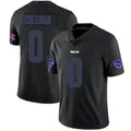 Qdoa B.Bills #0 Keon Coleman Player Black Impact Limited Home Game Stitched Jerseys