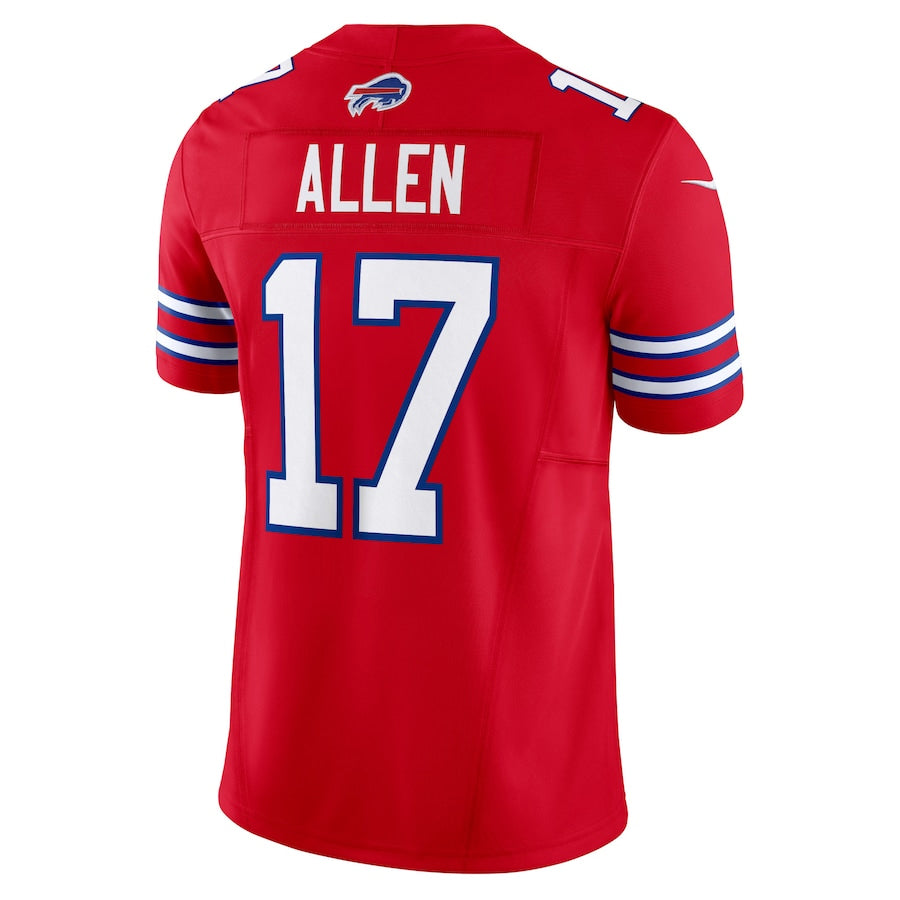 Qdoa B.Bills #17 Josh Allen Player Red Vapor F.U.S.E. Limited Stitched Jerseys