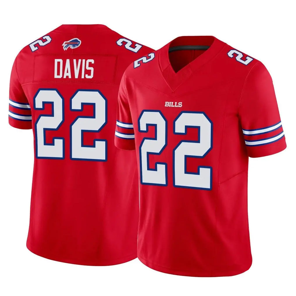 Qdoa B.Bills #22 Ray Davis Player Red Vapor F.U.S.E. Limited Stitched Jerseys