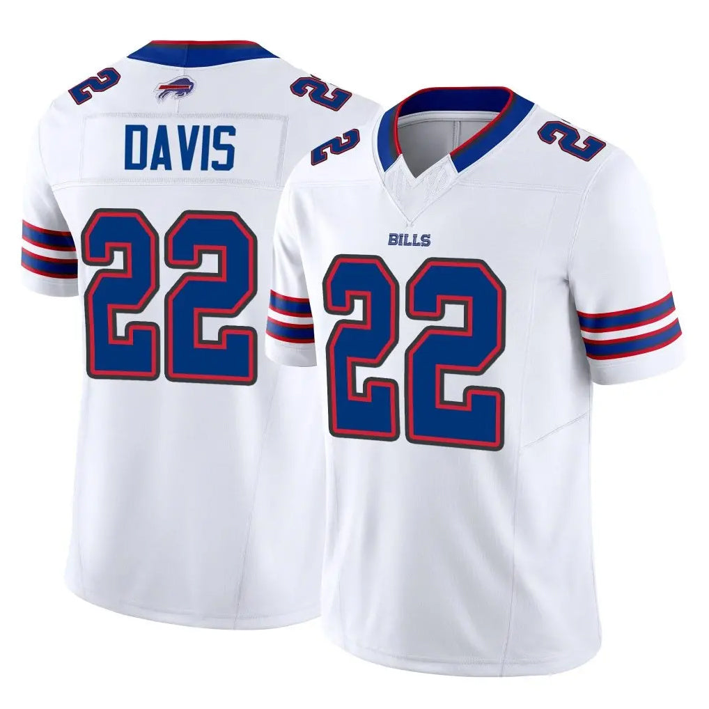 Qdoa B.Bills #22 Ray Davis Player White Vapor F.U.S.E. Limited Stitched Jerseys