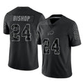 Qdoa B.Bills #24 Cole Bishop Player Black RFLCTV Limited Stitched Jerseys