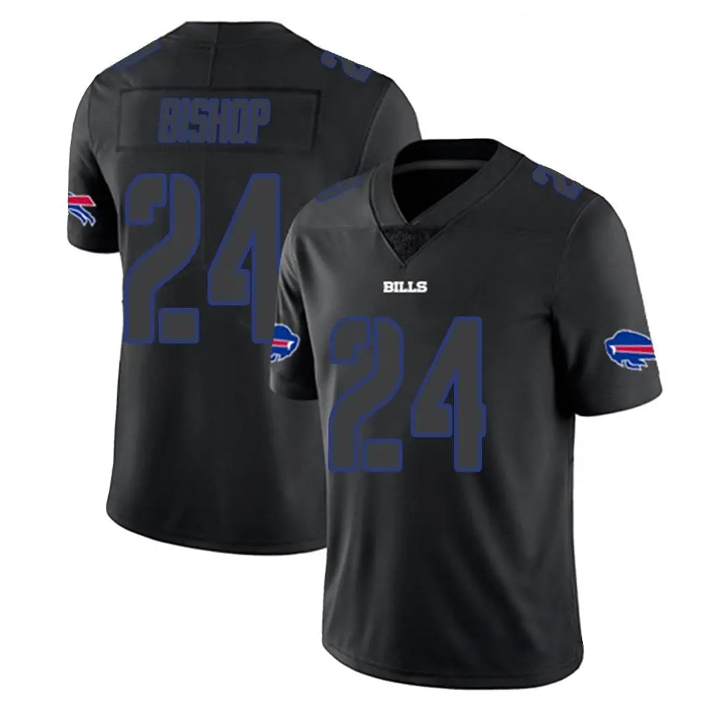 Qdoa B.Bills #24 Cole Bishop Player Limited Black Impact Game Stitched Jerseys