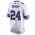Qdoa B.Bills #24 Cole Bishop Player White Home Game Stitched Jerseys