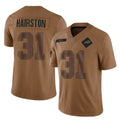 Qdoa B.Bills #31 Maxwell Hairston Player Brown Salute To Service Limited Stitched Jerseys