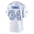 Qdoa B.Bills #34 Thurman Thomas Player White Rivalries Collection Game Stitched Jerseys