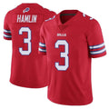 Qdoa B.Bills #3 Damar Hamlin Player Red Vapor Untouchable Limited Stitched Jerseys