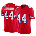 Qdoa B.Bills #44 Joe Andreessen Player Red Vapor F.U.S.E. Limited Home Game Stitched Jerseys