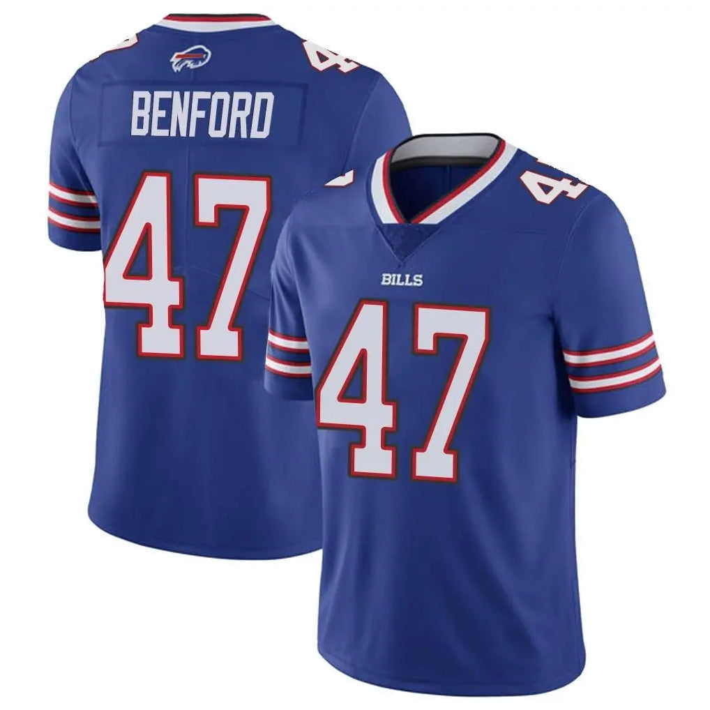 Qdoa B.Bills #47 Christian Benford Player Royal Vapor Untouchable Limited Stitched Jerseys