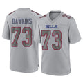 Qdoa B.Bills #73 Dion Dawkins Player Gray Fashion Home Game Stitched Jerseys