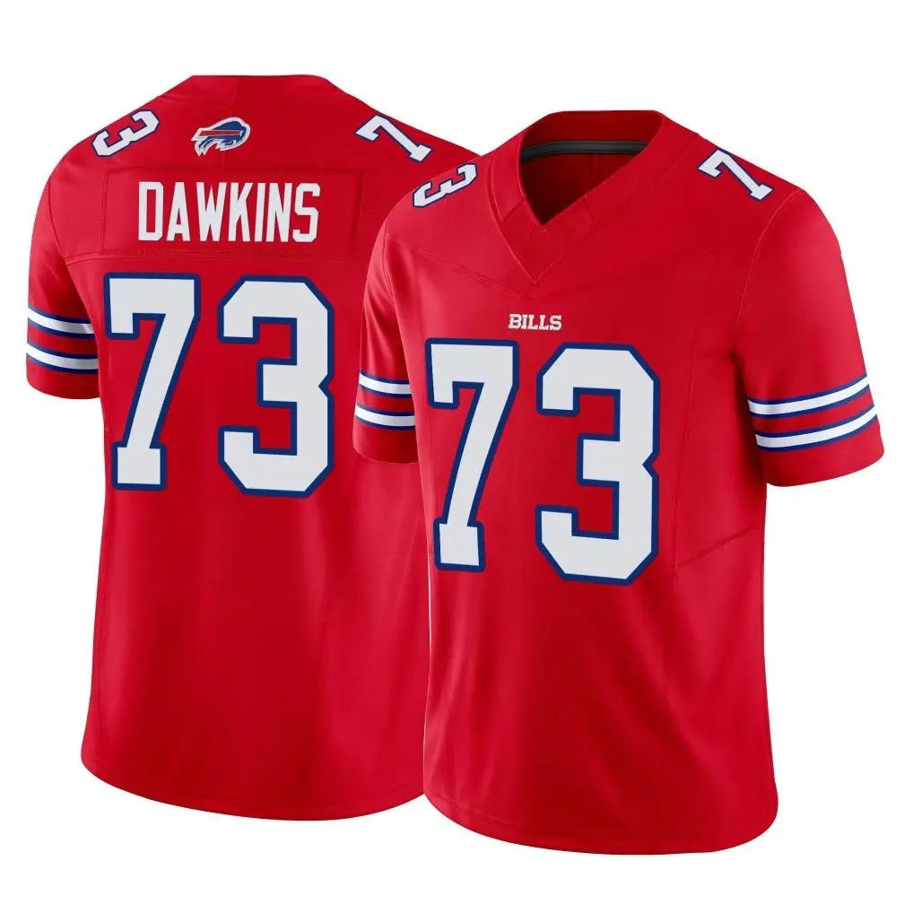 Qdoa B.Bills #73 Dion Dawkins Player Red Vapor F.U.S.E. Limited Stitched Jerseys