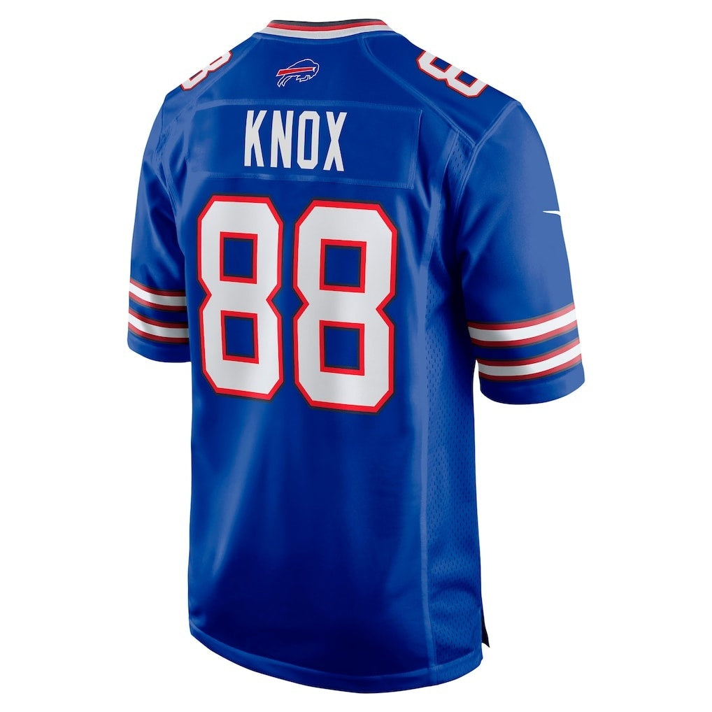 Qdoa B.Bills #88 Dawson Knox Royal Game Stitched Jerseys