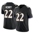 Qdoa B.Ravens #22 Derrick Henry Player Black Limited Home Game Stitched Jerseys