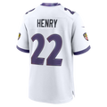 Qdoa B.Ravens #22 Derrick Henry White Game Stitched Jerseys