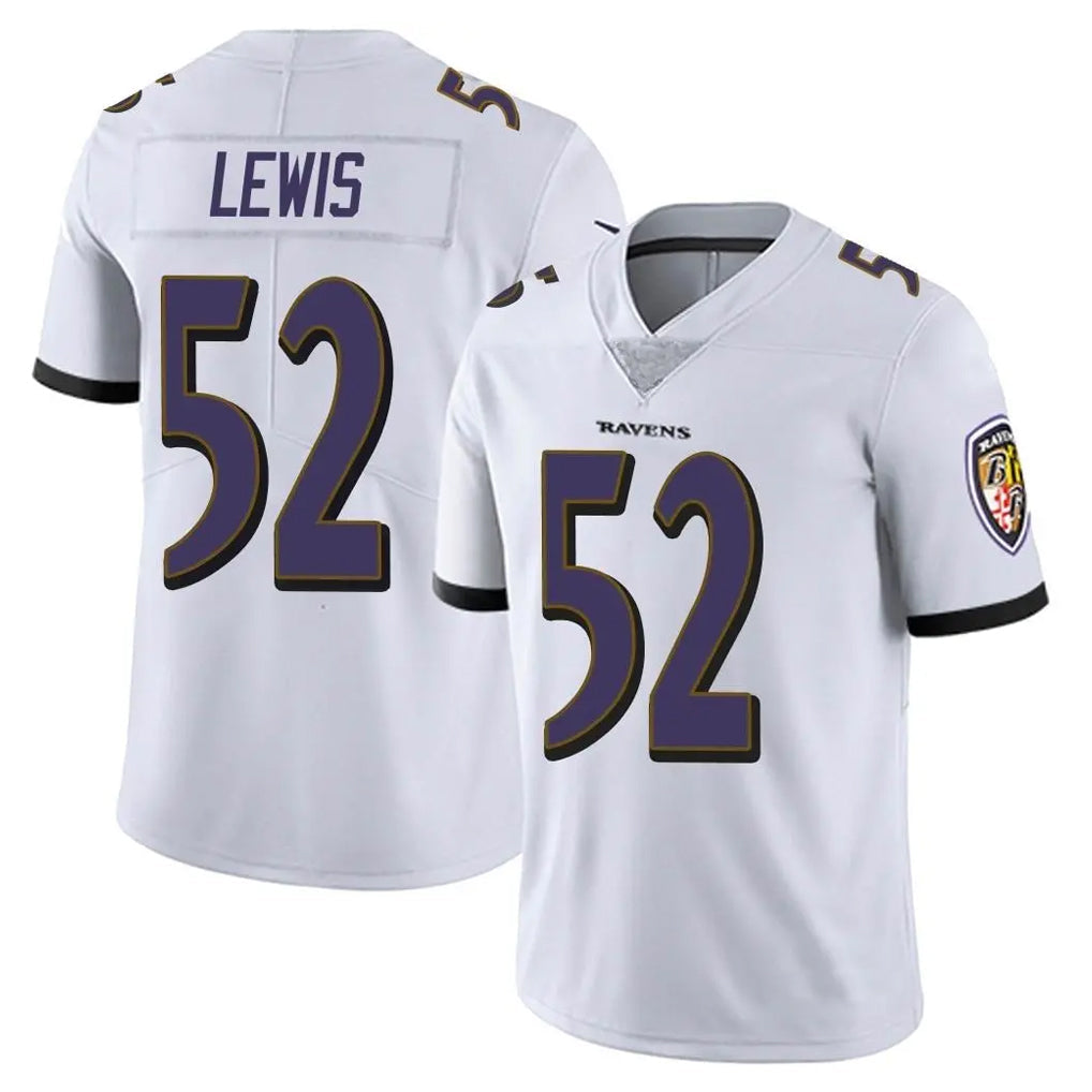 Qdoa B.Ravens #52 Ray Lewis Player White Vapor Untouchable Limited Game Home Stitched Jerseys